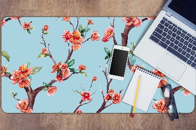 Desk pad blooming tree