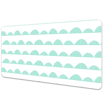 Large desk pad PVC protector rows of mints