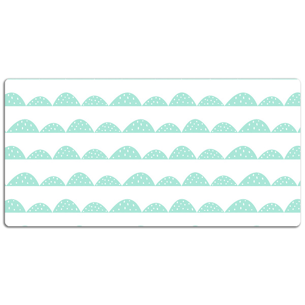 Large desk pad PVC protector rows of mints
