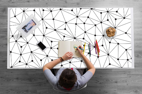 Desk pad Threesome dots