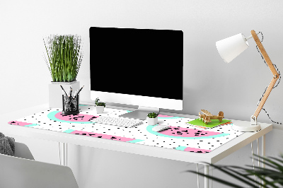 Desk pad Watermelons and dots