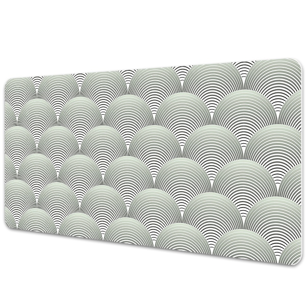 Full desk mat pattern semicircles