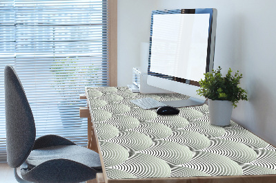 Full desk mat pattern semicircles