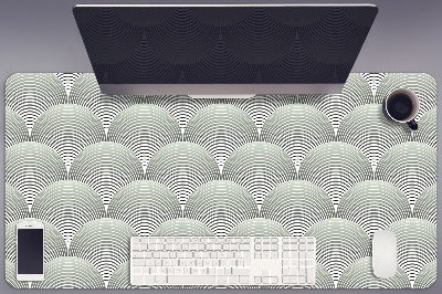 Full desk mat pattern semicircles