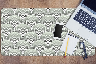 Full desk mat pattern semicircles