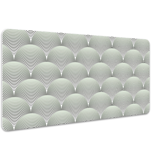 Full desk mat pattern semicircles