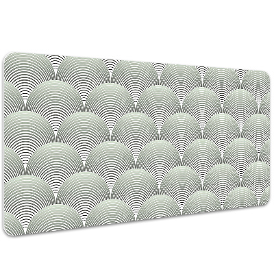 Full desk mat pattern semicircles