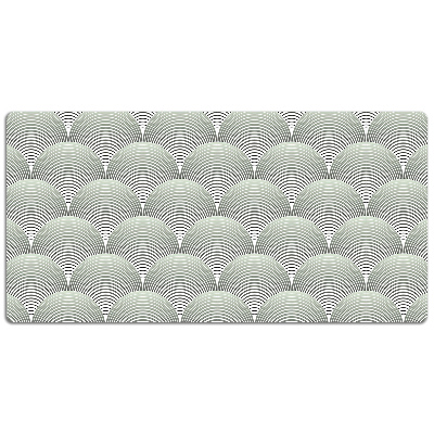 Full desk mat pattern semicircles