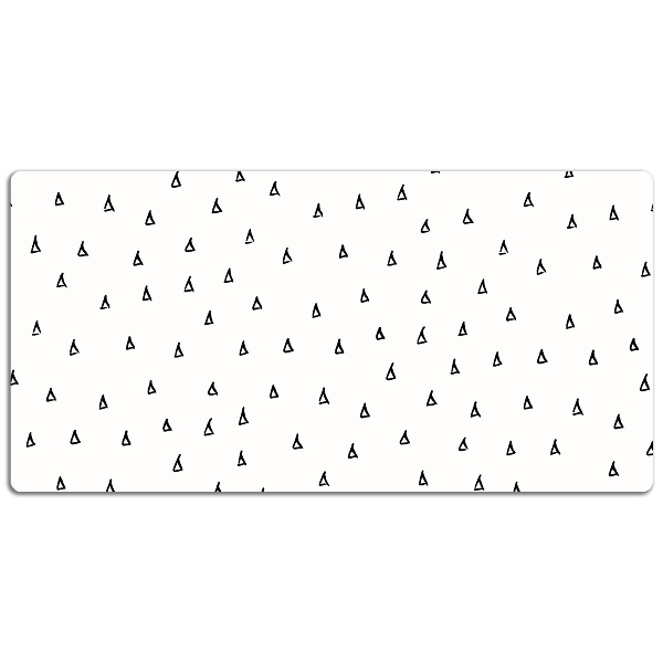 Desk pad drawn drops