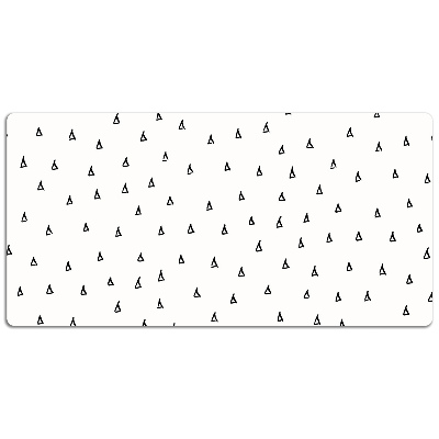 Desk pad drawn drops