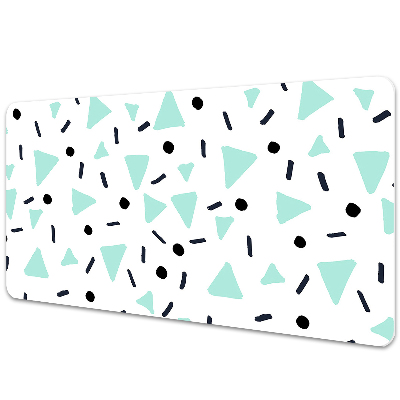 Large desk mat for children retro pattern