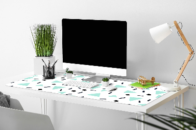 Large desk mat for children retro pattern