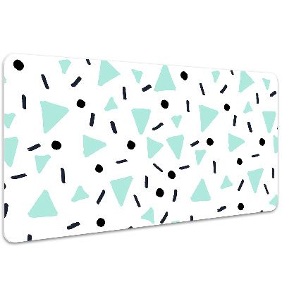 Large desk mat for children retro pattern