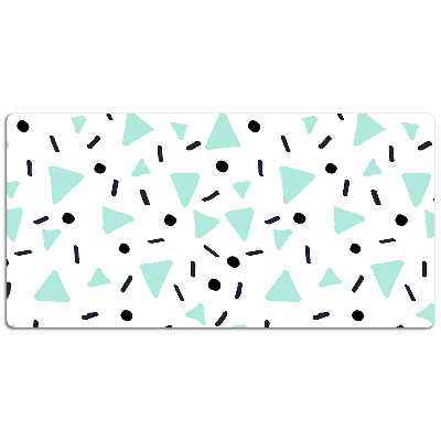 Large desk mat for children retro pattern