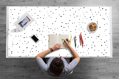 Full desk pad chaotic dots