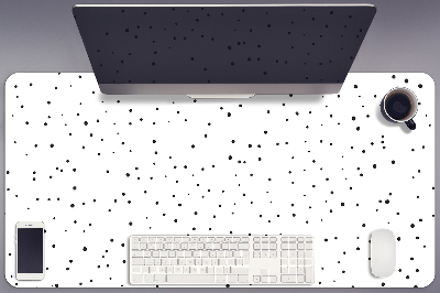 Full desk pad chaotic dots