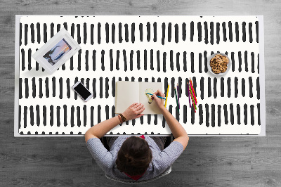 Desk mat abstract lines