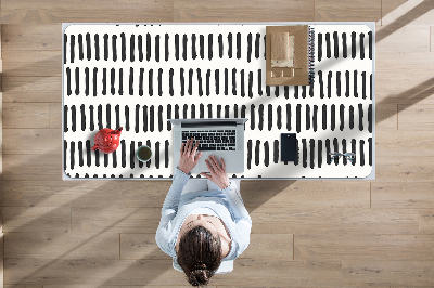 Desk mat abstract lines