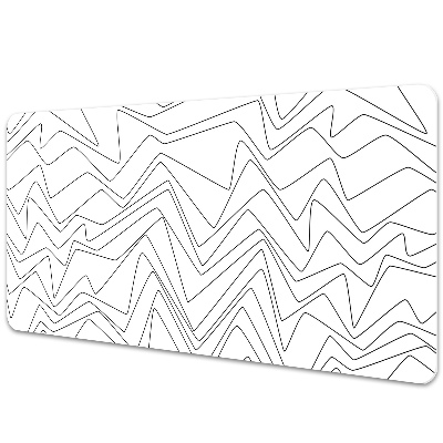 Desk mat Scattered lines