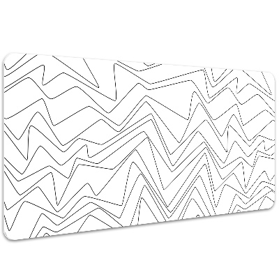 Desk mat Scattered lines