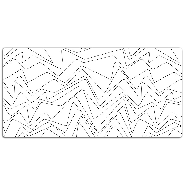 Desk mat Scattered lines