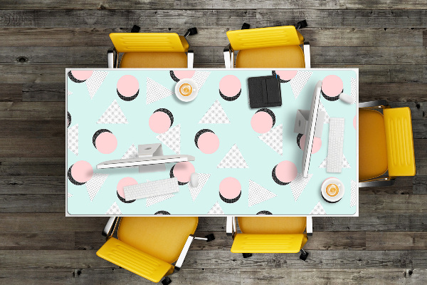 Desk pad Circles and triangles