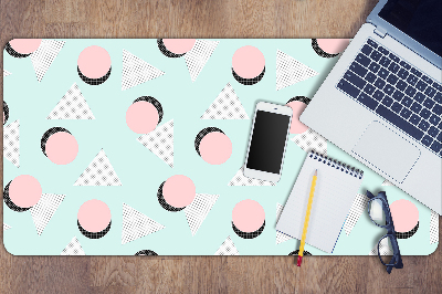 Desk pad Circles and triangles