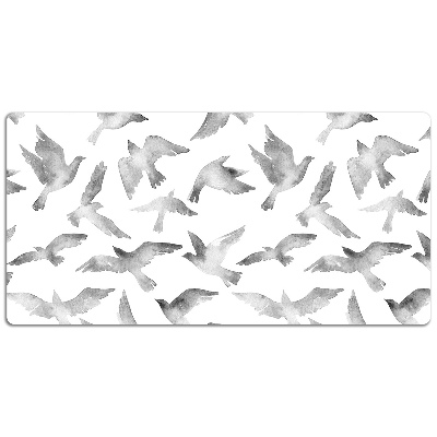 Large desk mat for children flying bird