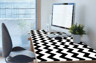 Large desk mat for children zigzags