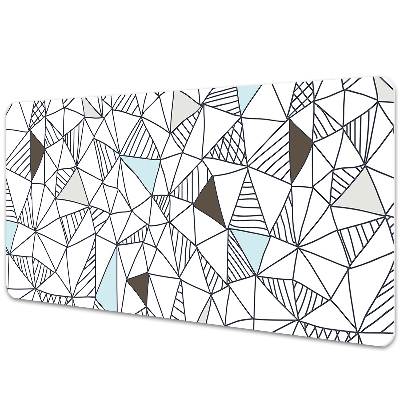 Full desk pad geometric pattern