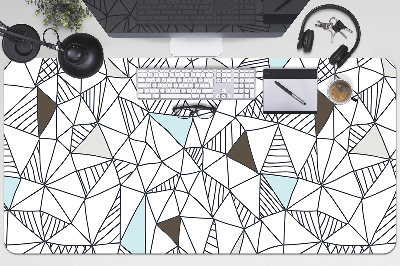 Full desk pad geometric pattern