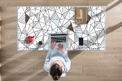 Full desk pad geometric pattern