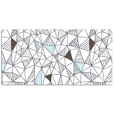 Full desk pad geometric pattern