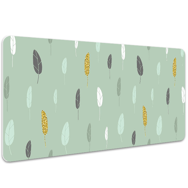 Large desk mat for children Leaves