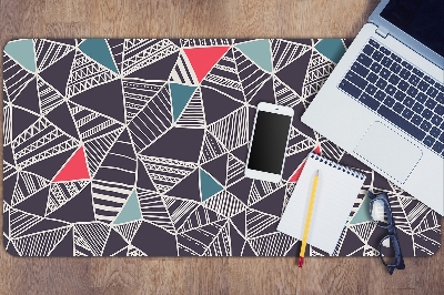 Large desk mat for children pattern Doodle