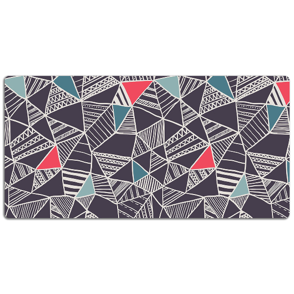Large desk mat for children pattern Doodle