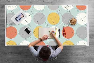 Full desk pad geometric pattern