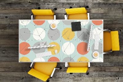 Full desk pad geometric pattern