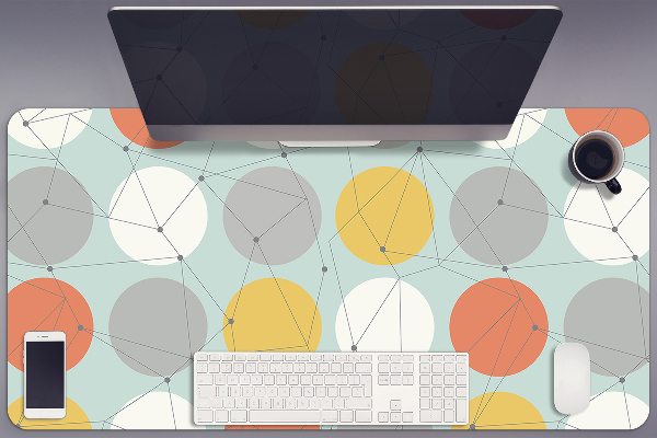 Full desk pad geometric pattern