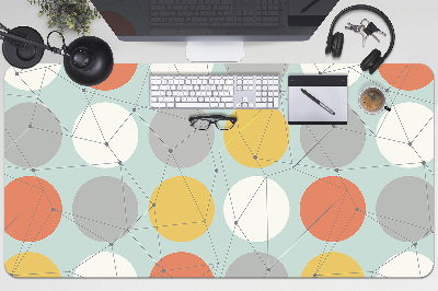 Full desk pad geometric pattern