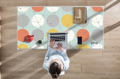 Full desk pad geometric pattern