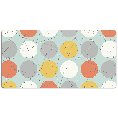 Full desk pad geometric pattern