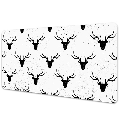 Large desk mat table protector deer head