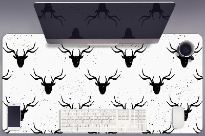 Large desk mat table protector deer head