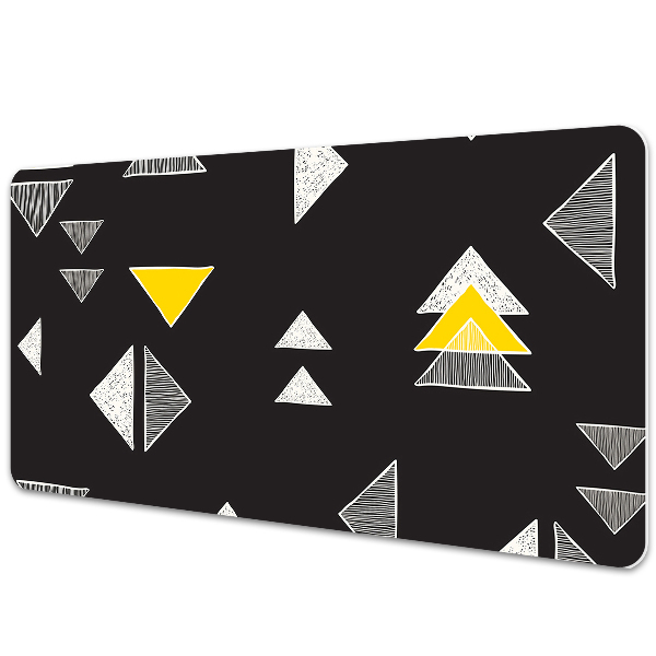 Full desk pad drawn triangles