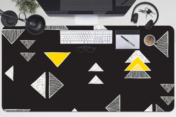 Full desk pad drawn triangles