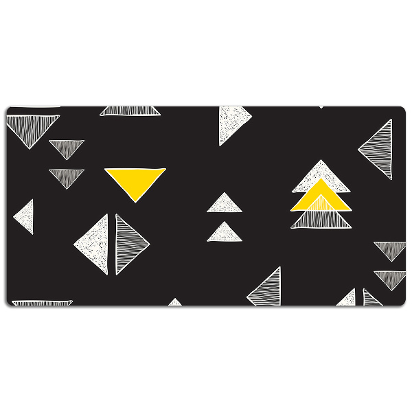 Full desk pad drawn triangles