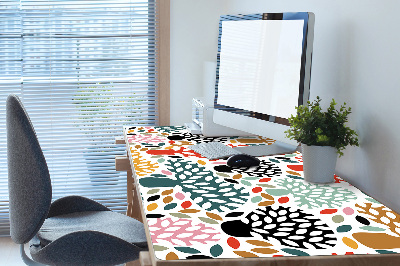 Large desk mat table protector Doodle tree