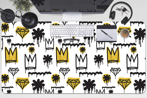 Desk pad Graffiti crown