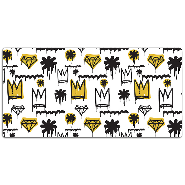 Desk pad Graffiti crown